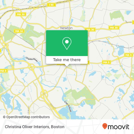 Mapa de Christina Oliver Interiors