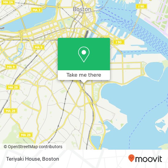 Mapa de Teriyaki House