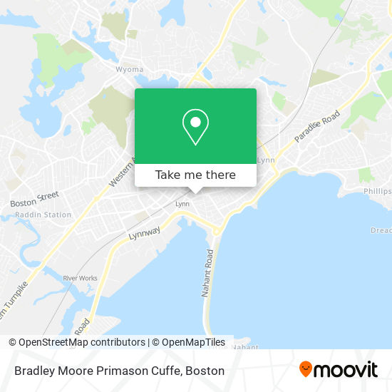 Bradley Moore Primason Cuffe map