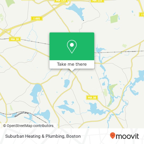 Suburban Heating & Plumbing map