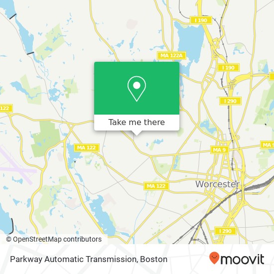 Mapa de Parkway Automatic Transmission