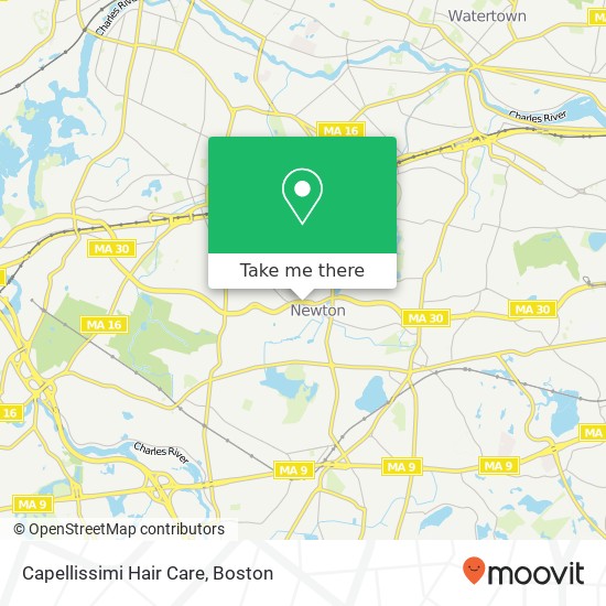 Capellissimi Hair Care map