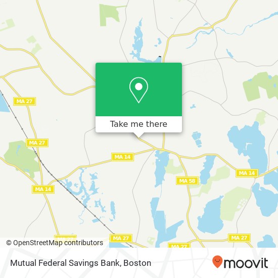 Mapa de Mutual Federal Savings Bank