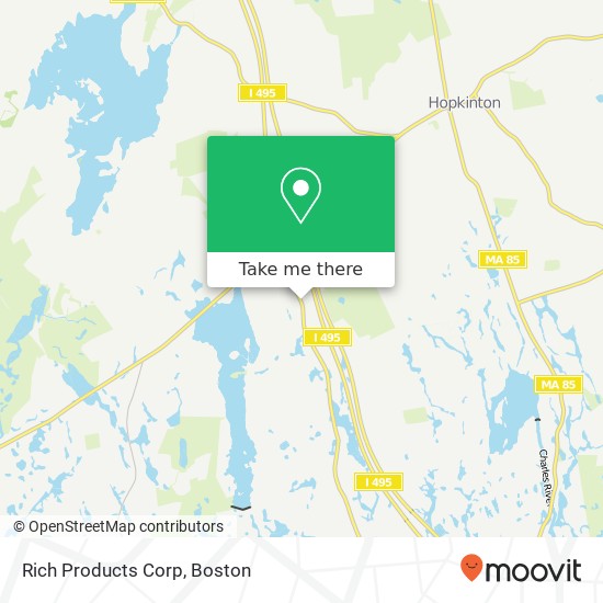 Mapa de Rich Products Corp