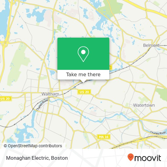 Mapa de Monaghan Electric