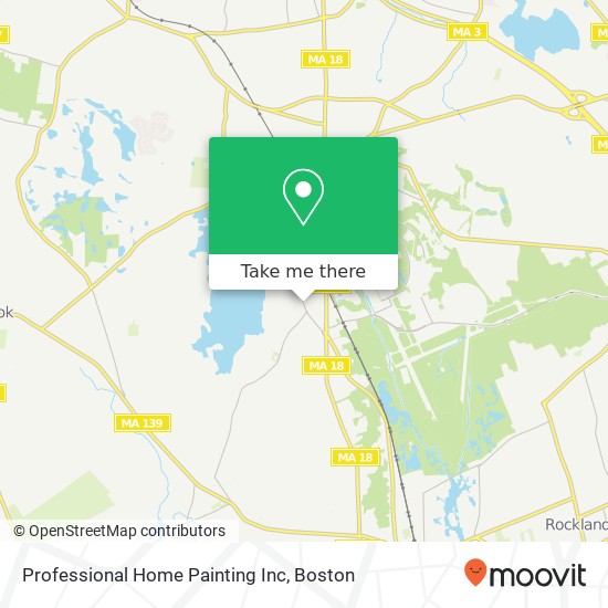 Mapa de Professional Home Painting Inc
