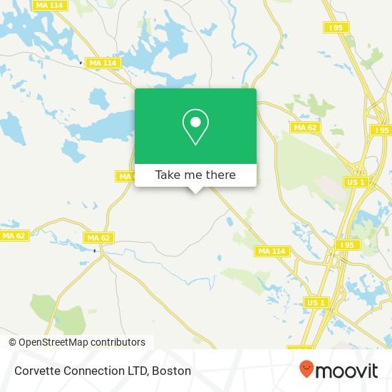 Corvette Connection LTD map