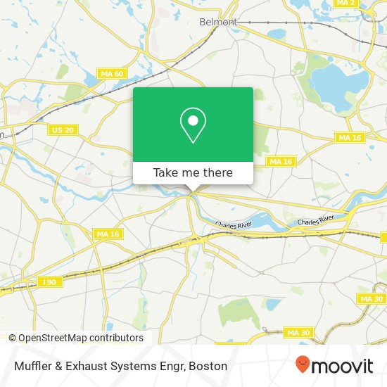 Muffler & Exhaust Systems Engr map