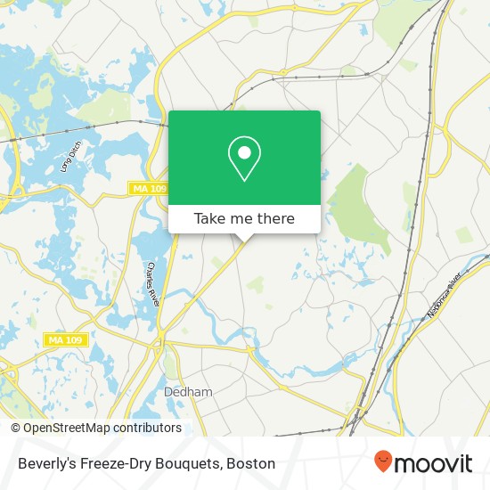 Mapa de Beverly's Freeze-Dry Bouquets