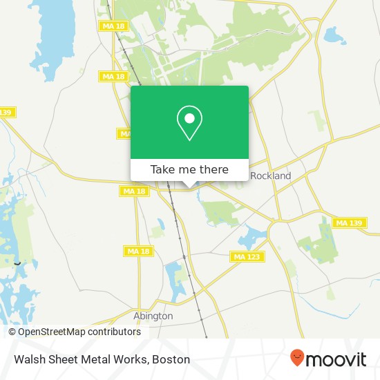 Walsh Sheet Metal Works map