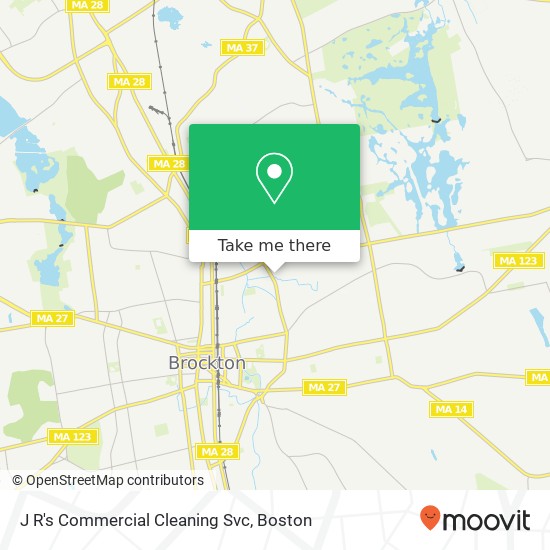 Mapa de J R's Commercial Cleaning Svc