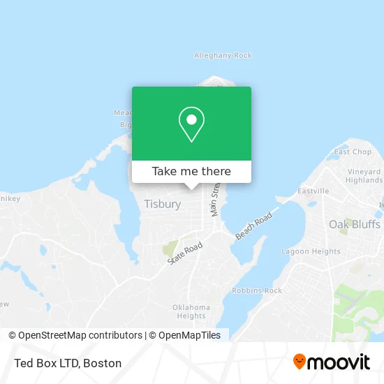 Ted Box LTD map