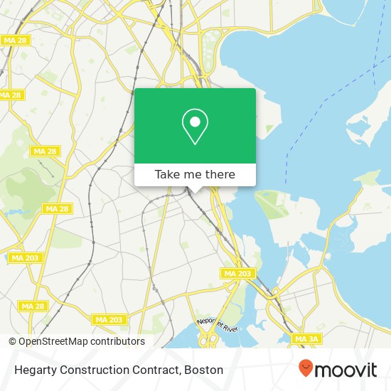 Mapa de Hegarty Construction Contract