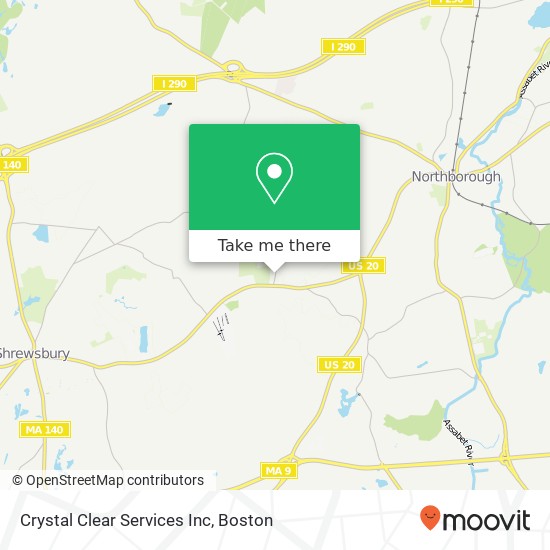 Mapa de Crystal Clear Services Inc