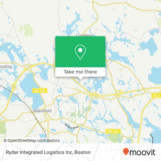 Ryder Integrated Logistics Inc map