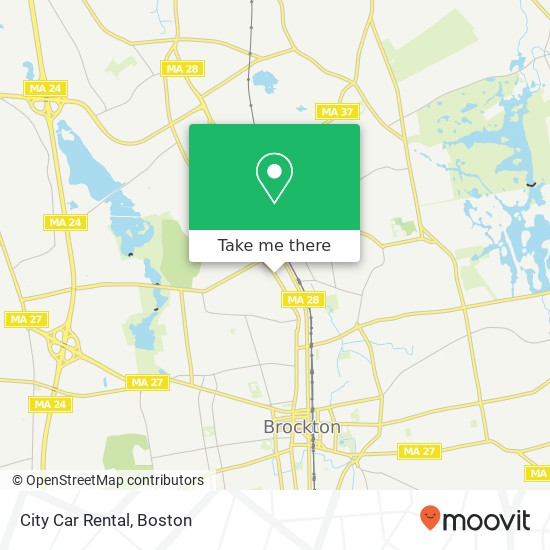 City Car Rental map