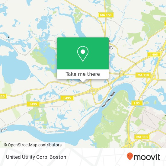 United Utility Corp map