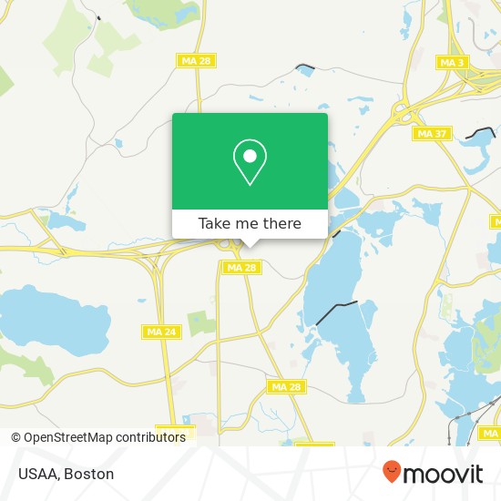 USAA map