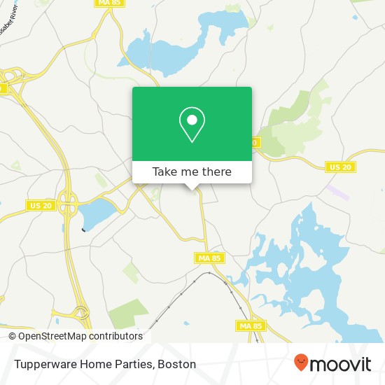 Mapa de Tupperware Home Parties