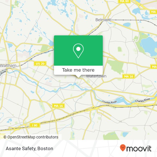 Mapa de Asante Safety