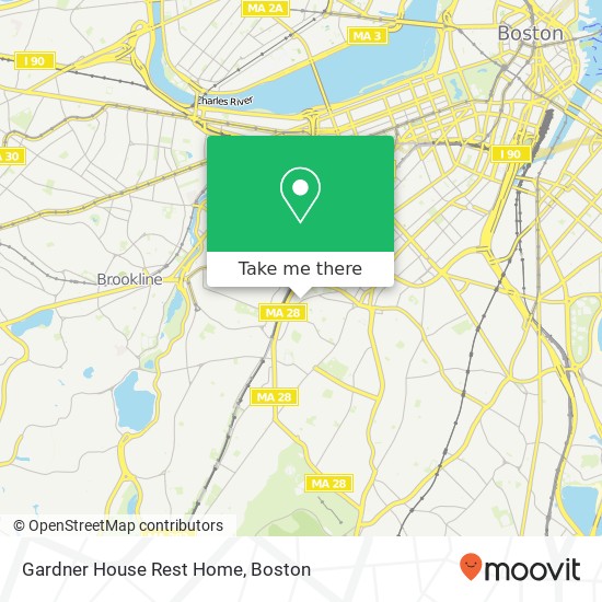 Mapa de Gardner House Rest Home