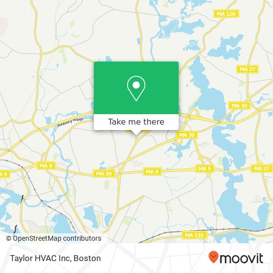 Mapa de Taylor HVAC Inc