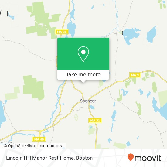 Lincoln Hill Manor Rest Home map