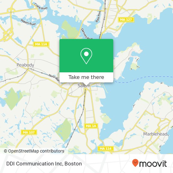 DDI Communication Inc map