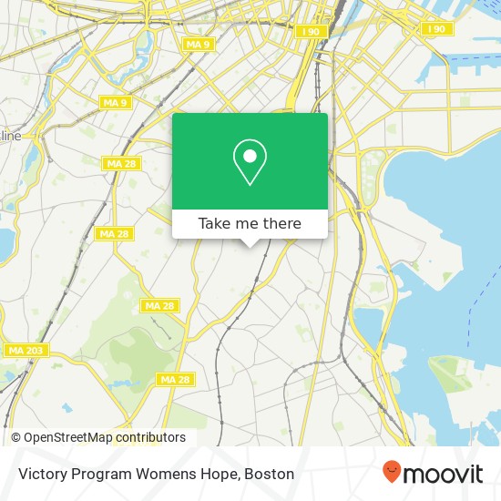 Mapa de Victory Program Womens Hope