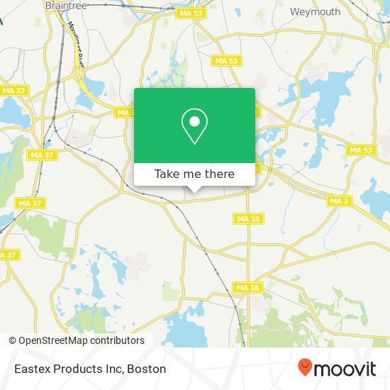 Eastex Products Inc map