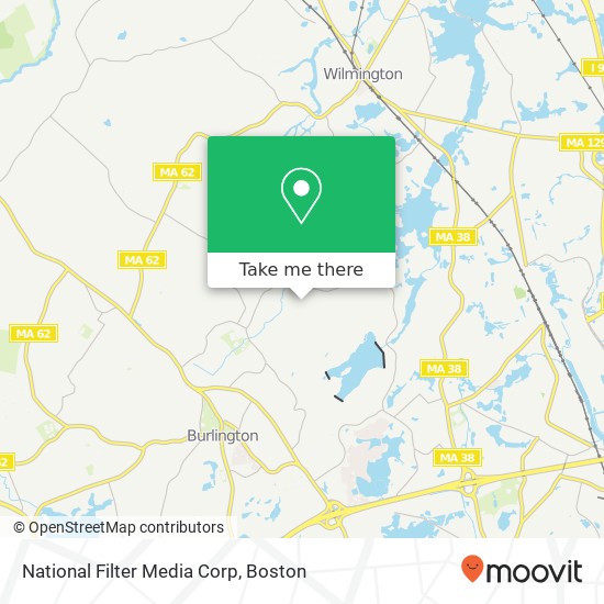 Mapa de National Filter Media Corp