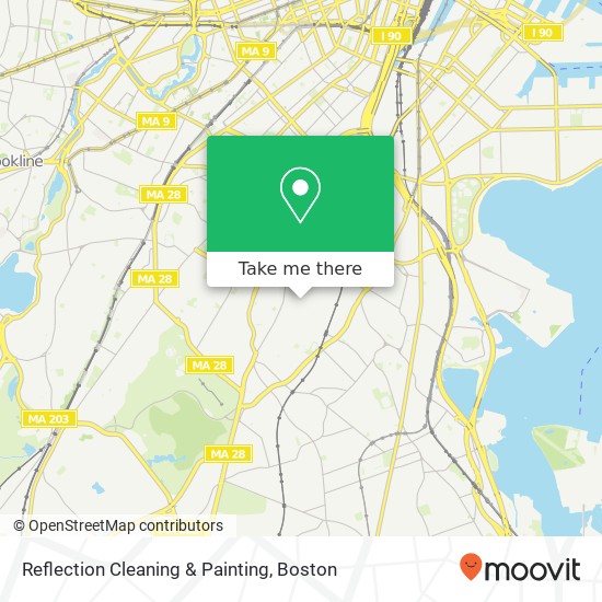 Mapa de Reflection Cleaning & Painting