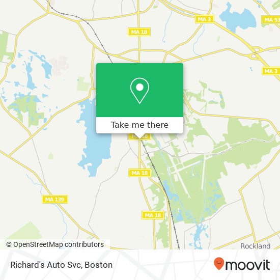 Richard's Auto Svc map