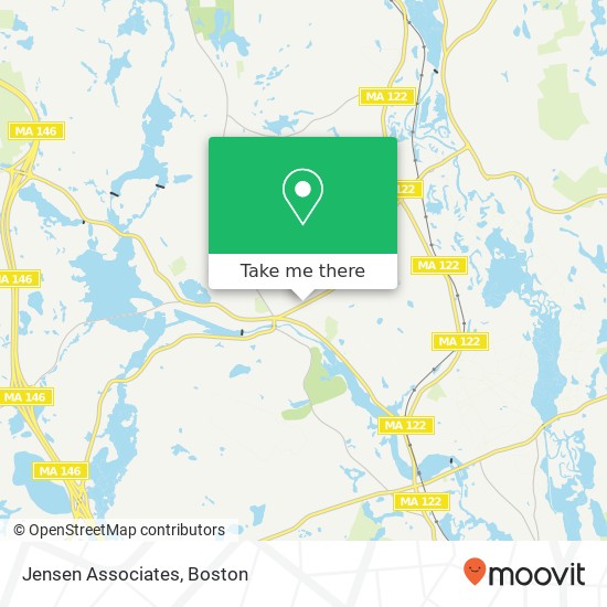 Mapa de Jensen Associates