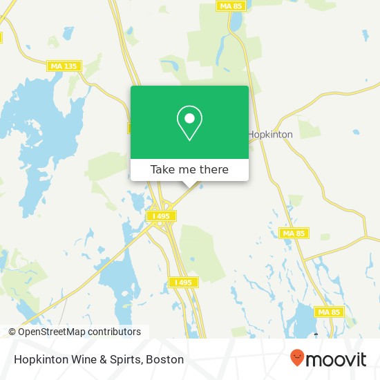 Hopkinton Wine & Spirts map