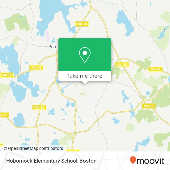 Mapa de Hobomock Elementary School