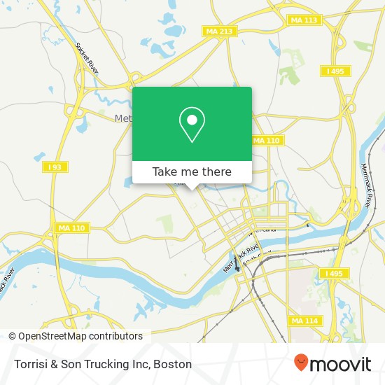 Torrisi & Son Trucking Inc map