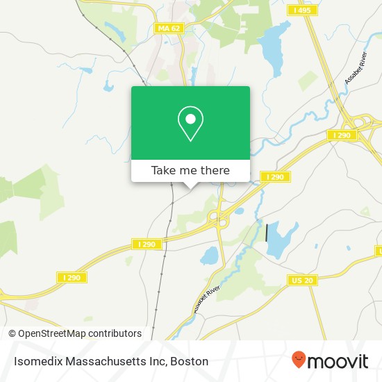 Isomedix Massachusetts Inc map