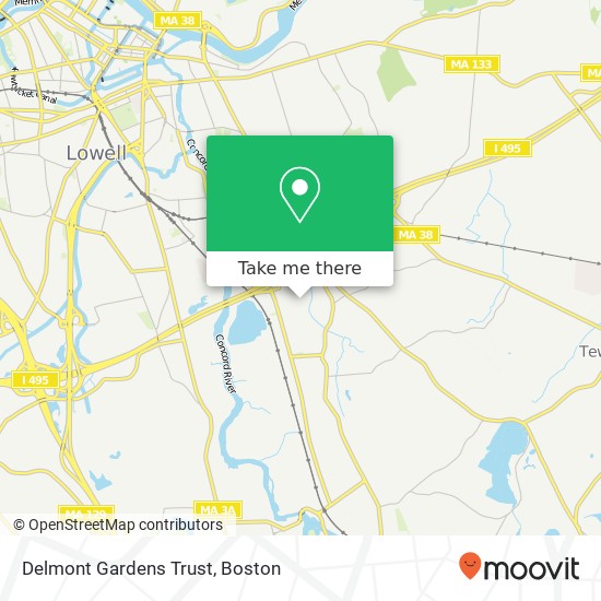 Mapa de Delmont Gardens Trust