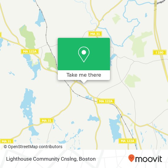 Lighthouse Community Cnslng map