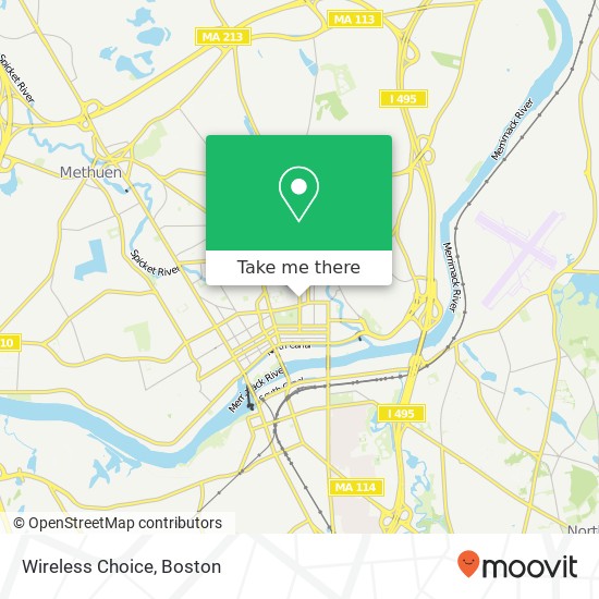 Wireless Choice map