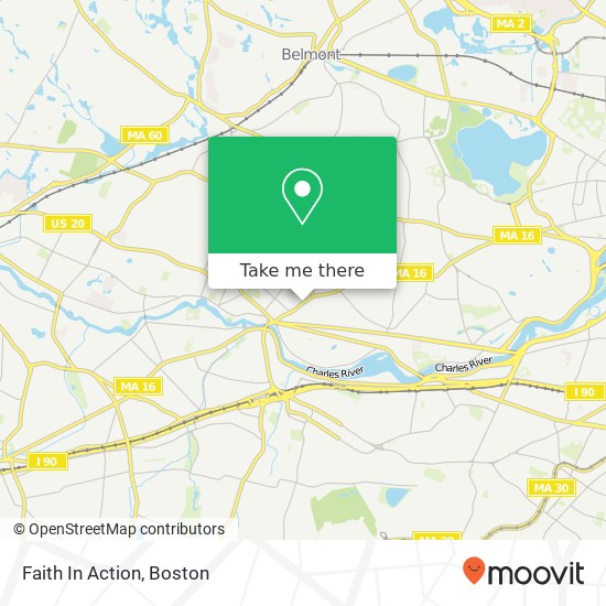 Faith In Action map