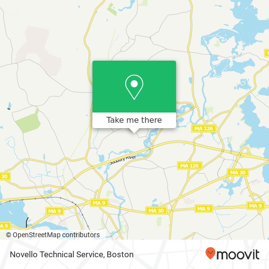 Mapa de Novello Technical Service