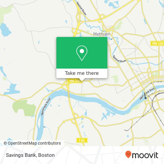 Mapa de Savings Bank