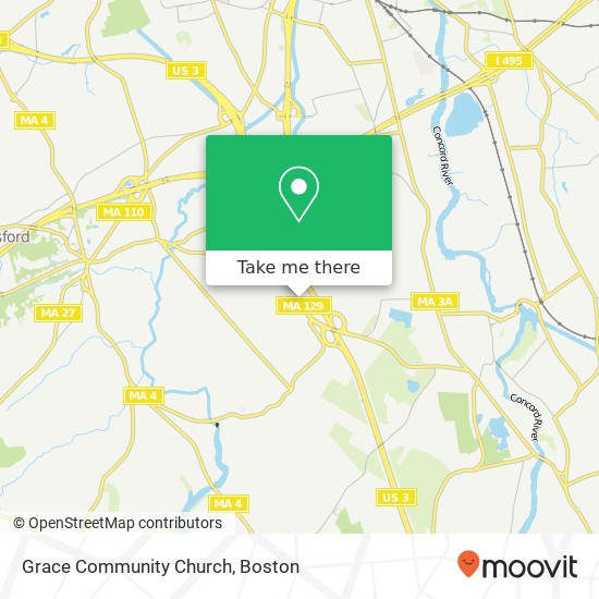 Mapa de Grace Community Church