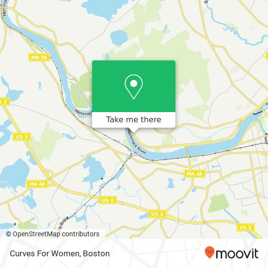 Mapa de Curves For Women