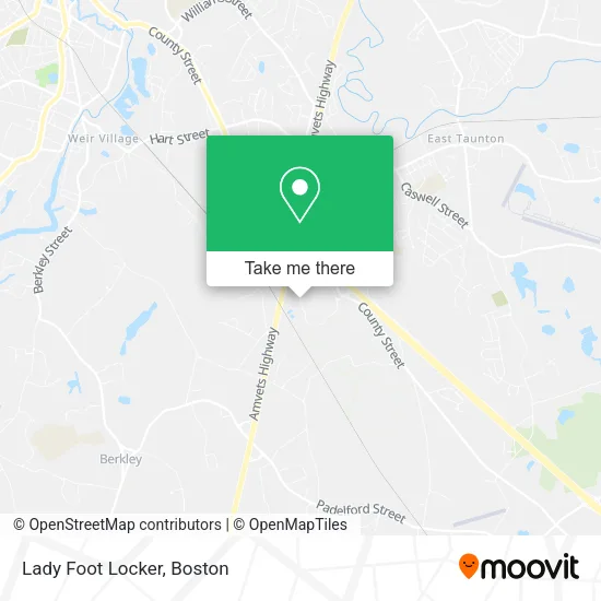 Lady Foot Locker map