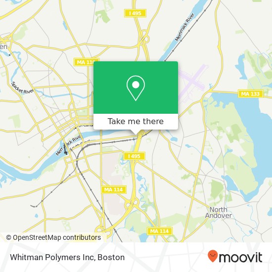 Mapa de Whitman Polymers Inc