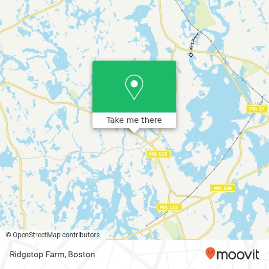 Ridgetop Farm map