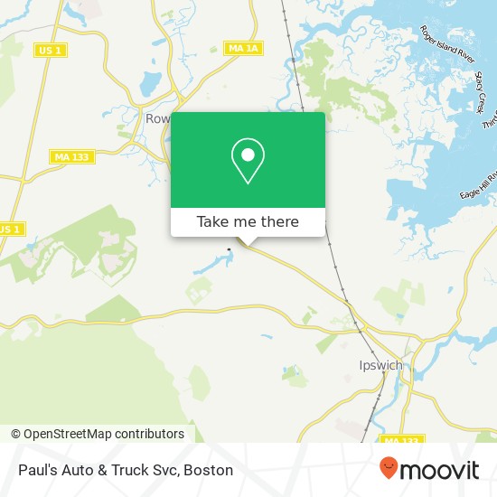 Mapa de Paul's Auto & Truck Svc